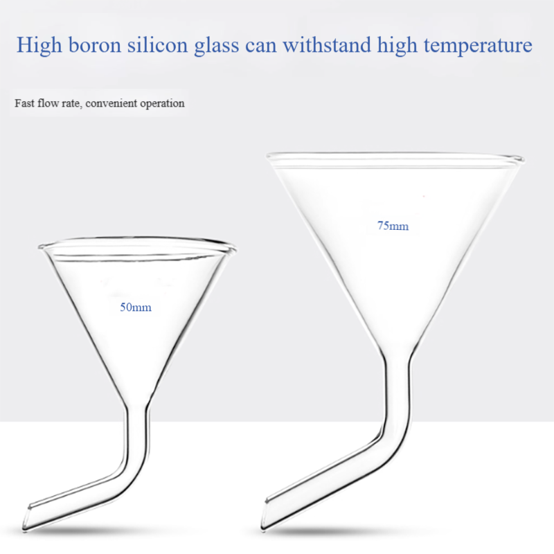 Glass bent neck triangular fun - Feeding 评论和价格