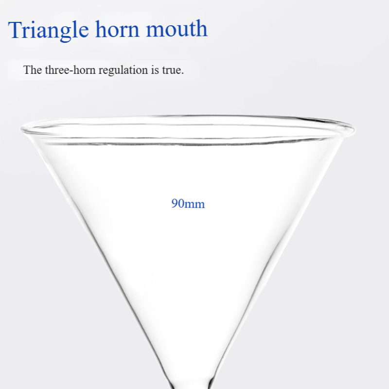 Glass bent neck triangular fun - Feeding 评论和价格