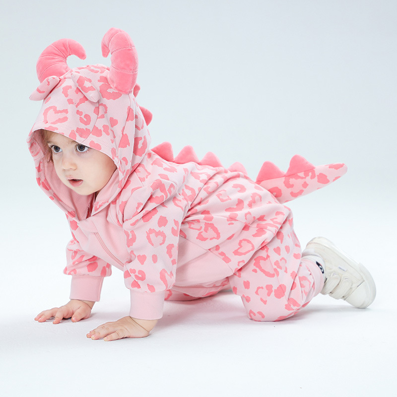 Spring Kigurumis Baby Girls Cu - Cotton Baby Onesies Zipper 评论和价格