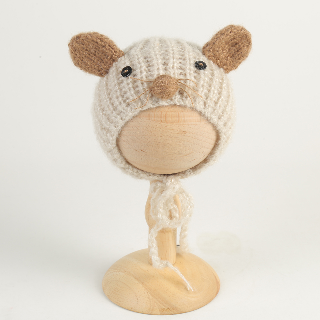 Knitted Beaver Newborn Photogr - Infant Photography Props Outfit 评论和价格