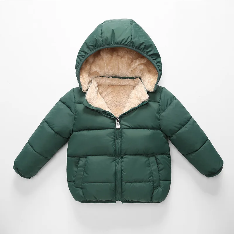 2026 Winter New Kids Thick Coa - Toddler Boy Winter Fleece Jacket 评论和价格