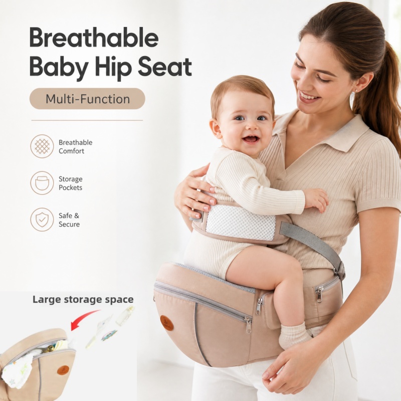 Ergonomic Breathable Baby Hip  - Ergonomic Baby Carrier Newborn To Toddler 评论和价格