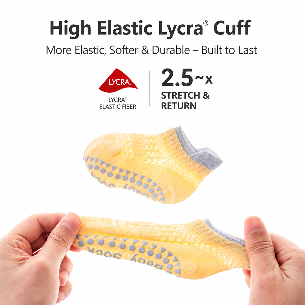Baby Anti Slip Socks 3 Pairs S - Unisex Baby Socks Non Slip 评论和价格