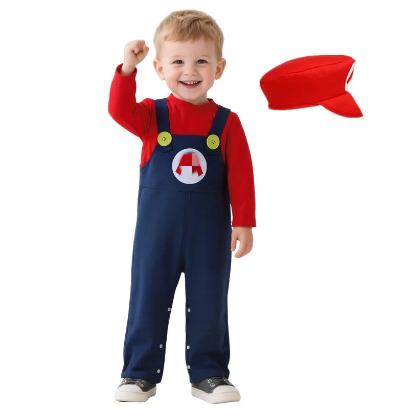 Baby Plumber Costume Red Green - Baby Clothes 评论和价格