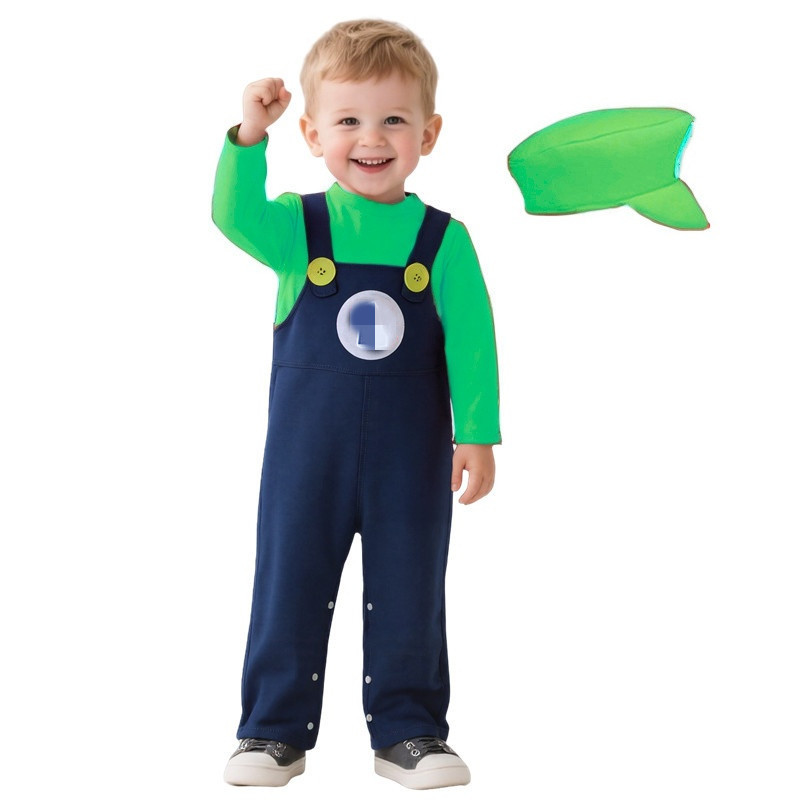 Baby Plumber Costume Red Green - Baby Clothes 评论和价格