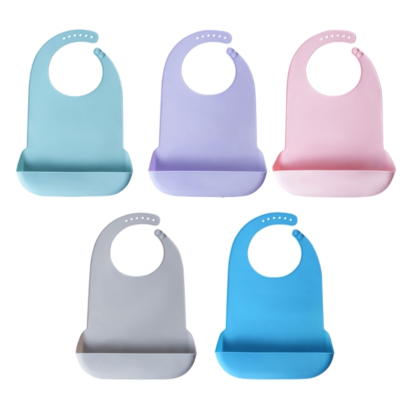 Silicone Adult Bib Waterproof  - Waterproof Baby Bibs Silicone 评论和价格